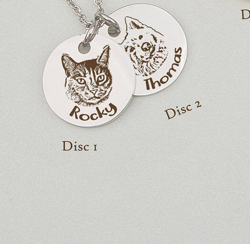 Pet Sketch DIY Carving Necklace