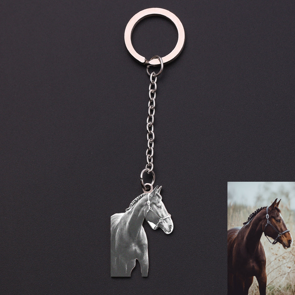 Custom Pet photo pendant souvenir necklace