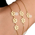 Personalized  Pet Cat And Dog Paw Print Bracelet Name
